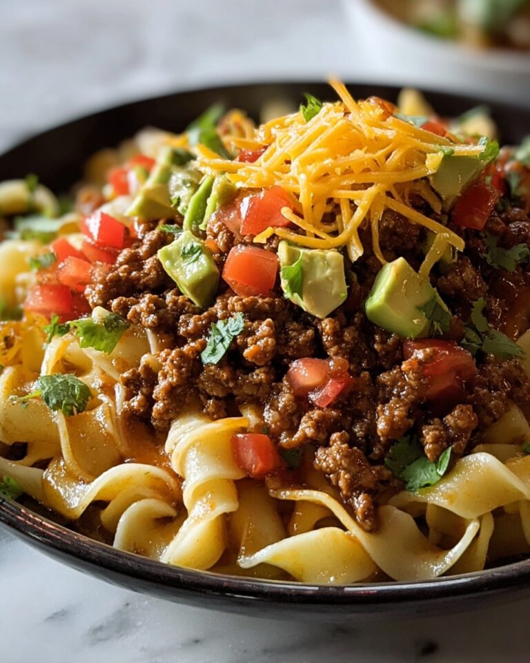 Cheesy Beef Taco Pasta Recipe