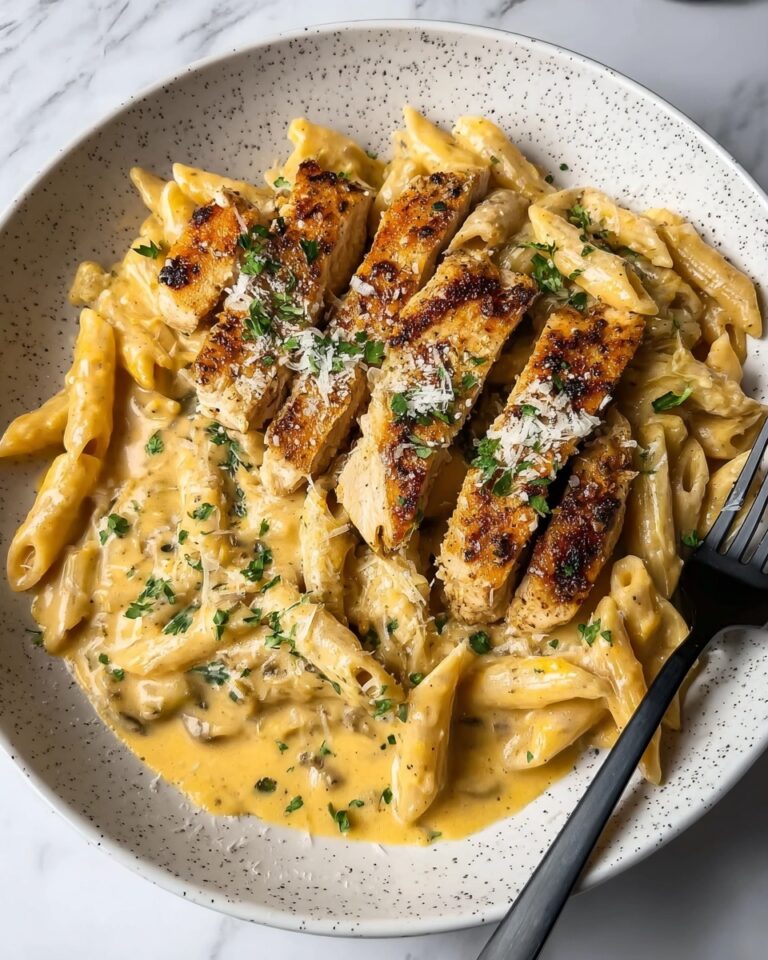 Garlic Parmesan Chicken and Pasta Recipe