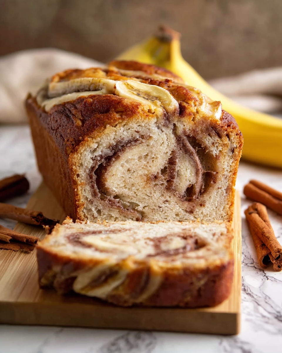 Classic Cinnamon Swirl Banana Bread Recipe - Recipe Image
