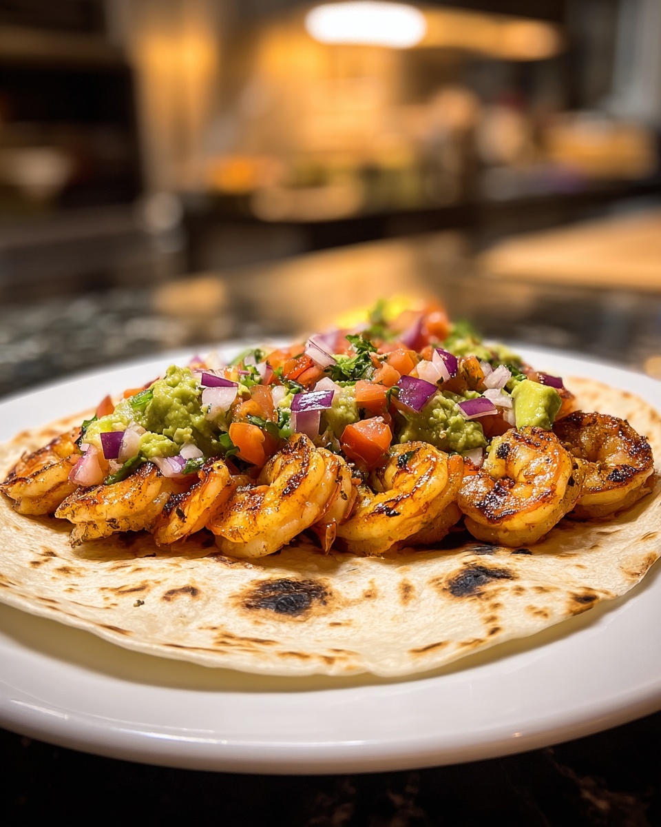 Grilled Shrimp Tacos with Avocado Salsa Recipe - Recipe Image