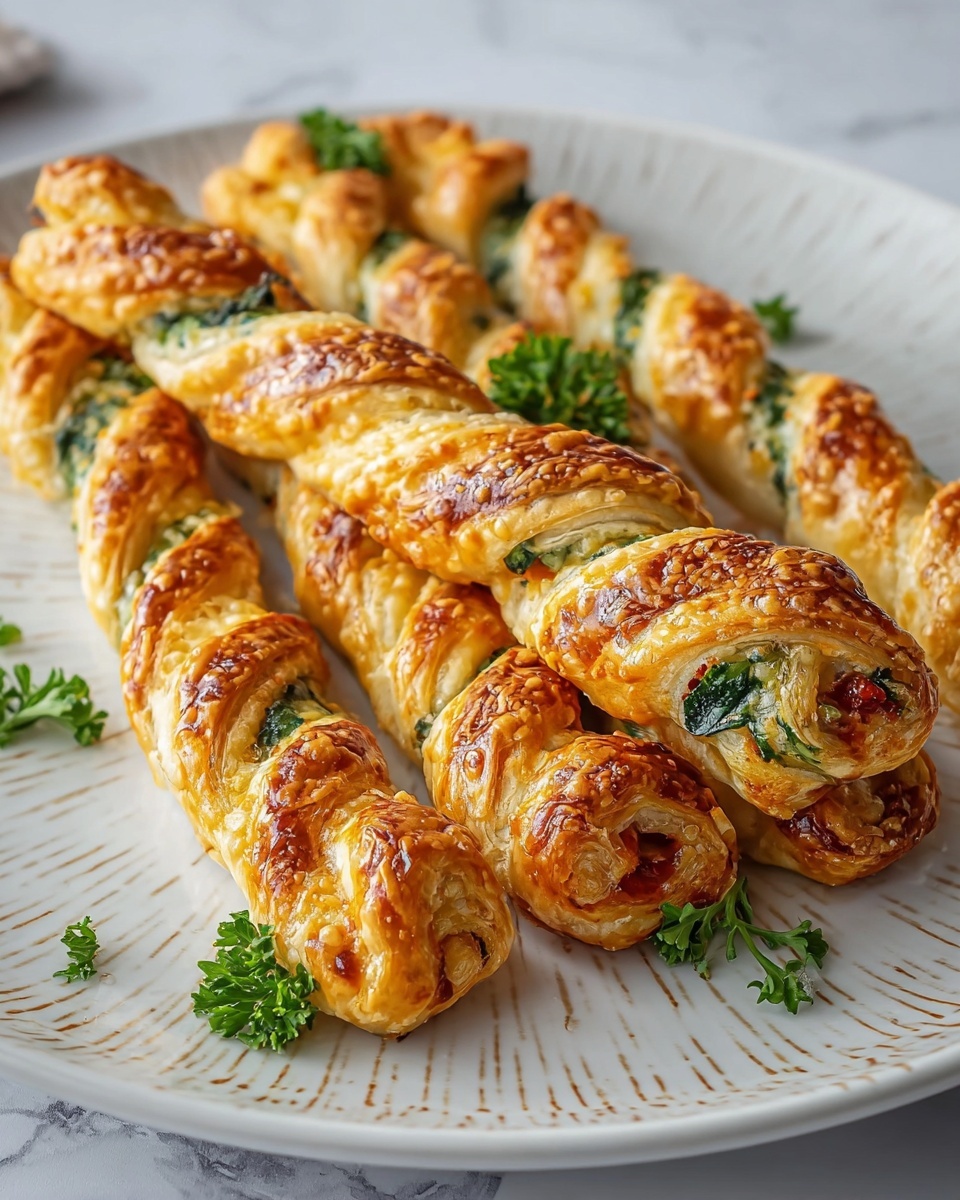Cheesy Jalapeno Popper Puff Pastry Straws Recipe - Recipe Image