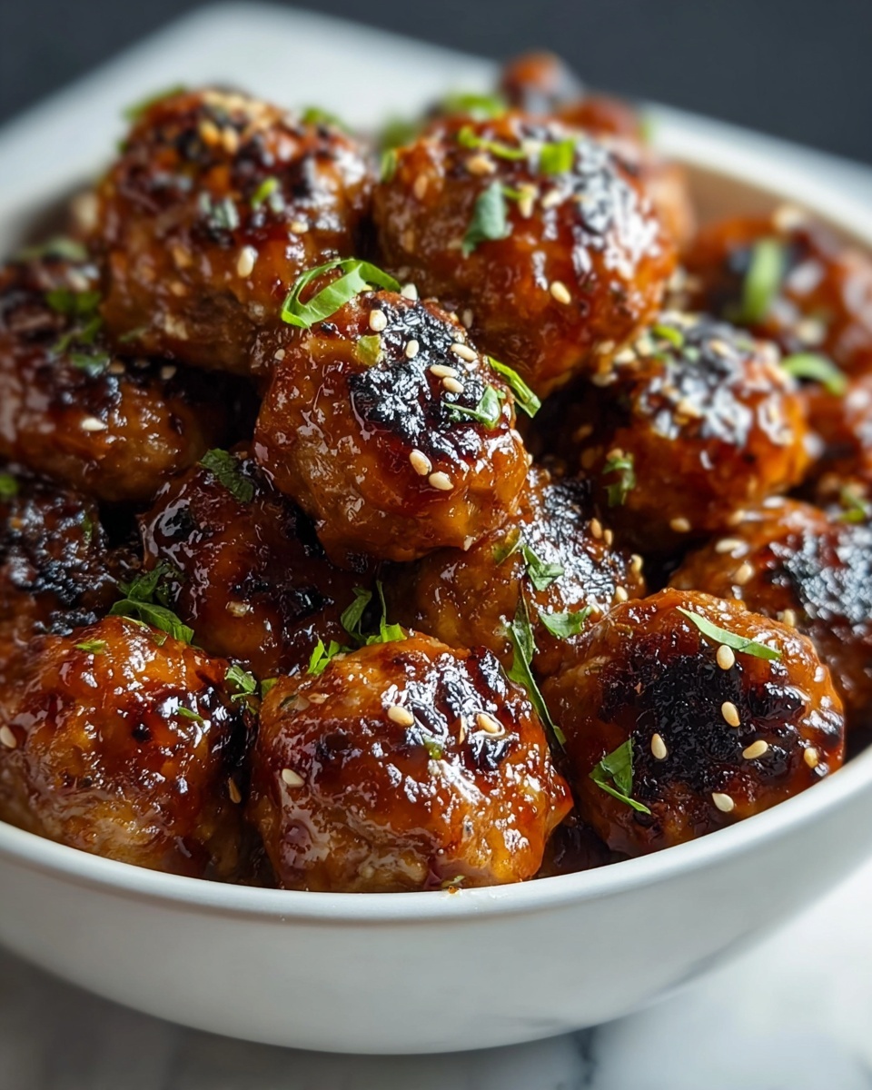 Honey Garlic Turkey Meatballs Recipe - Recipe Image