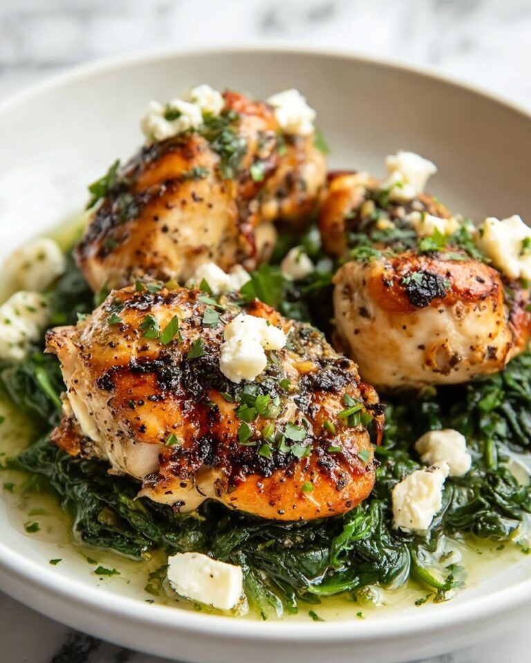 Easy Chicken Breast with Feta and Spinach Recipe