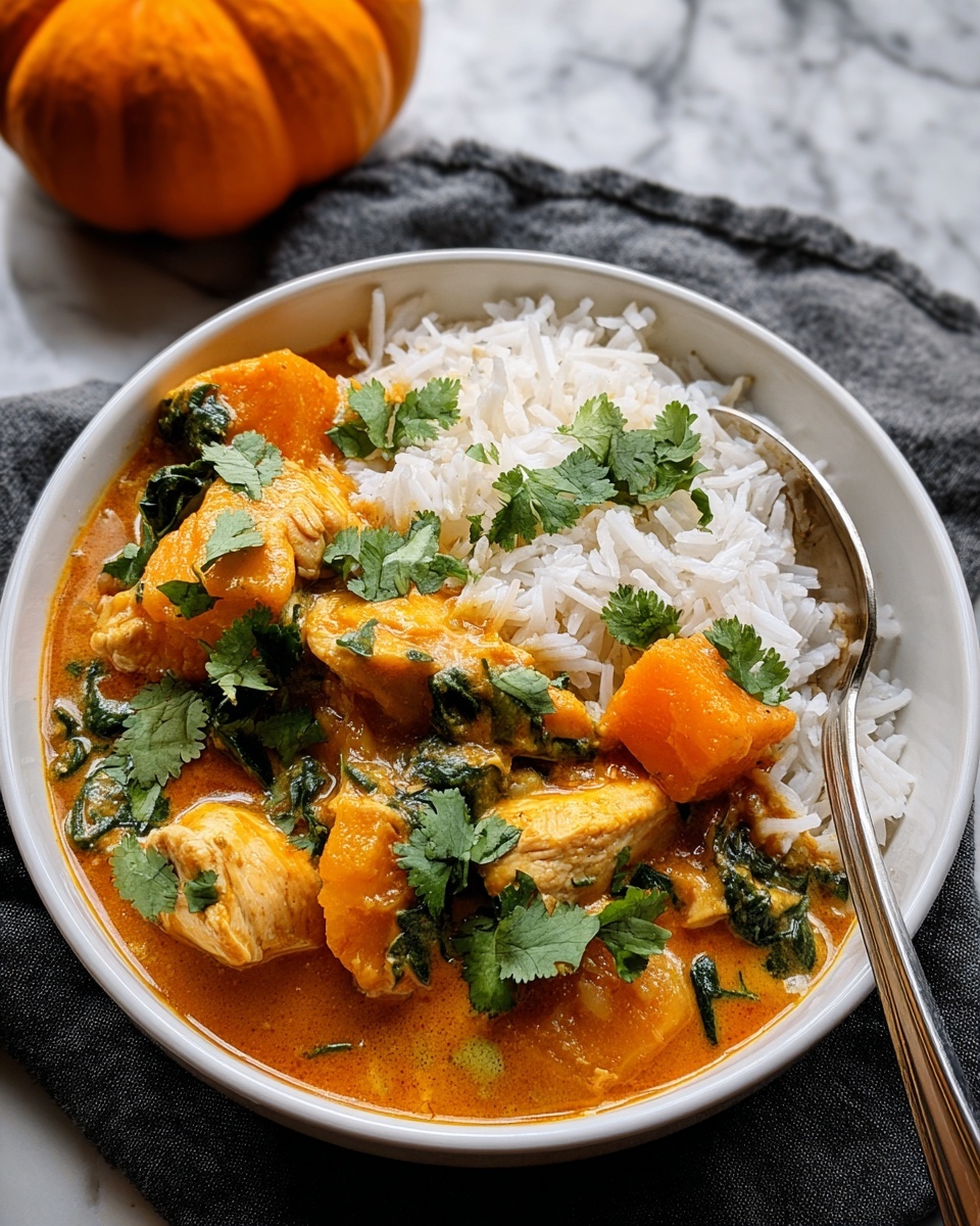 Chicken and Pumpkin Thai Curry Recipe - Recipe Image