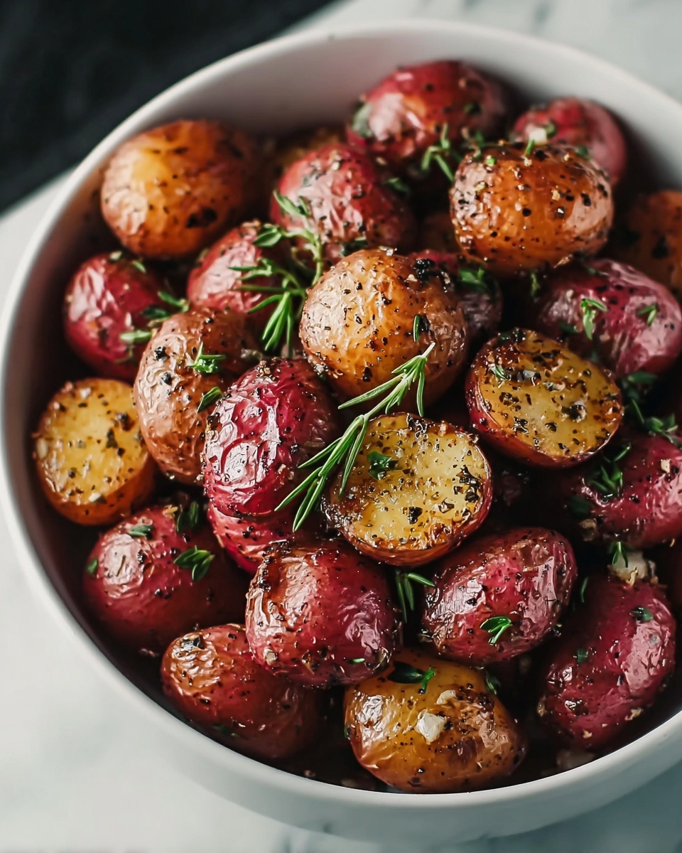 Roasted Tiny Red Potatoes with Garlic and Parsley Recipe - Recipe Image
