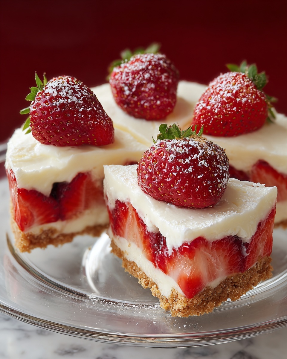 Cheesecake Deviled Strawberries Recipe - Recipe Image