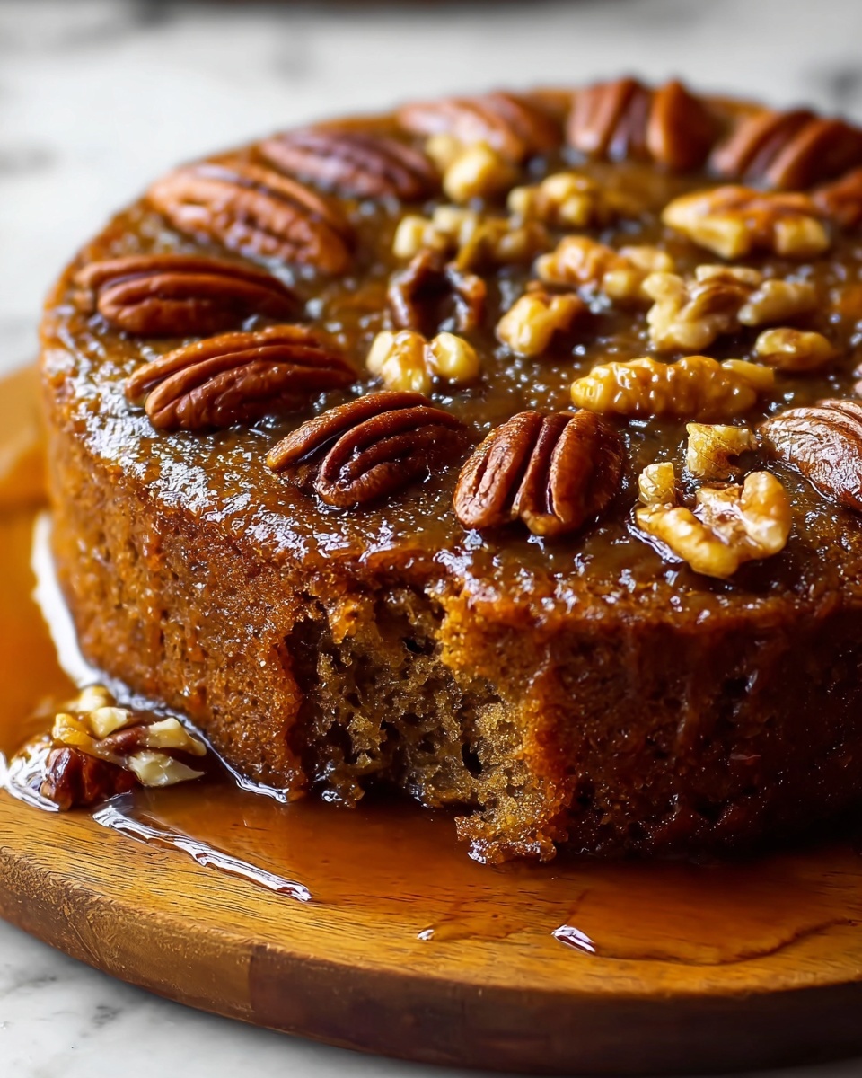 Decadent Maple Syrup and Walnut Cake Recipe - Recipe Image