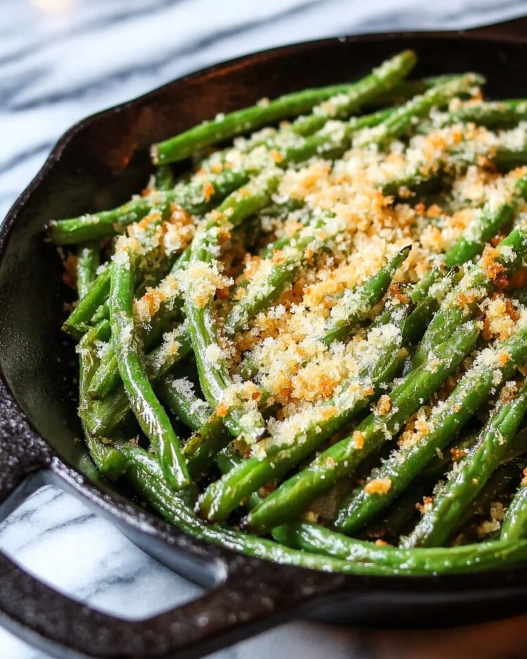 Roasted Parmesan Green Beans Recipe