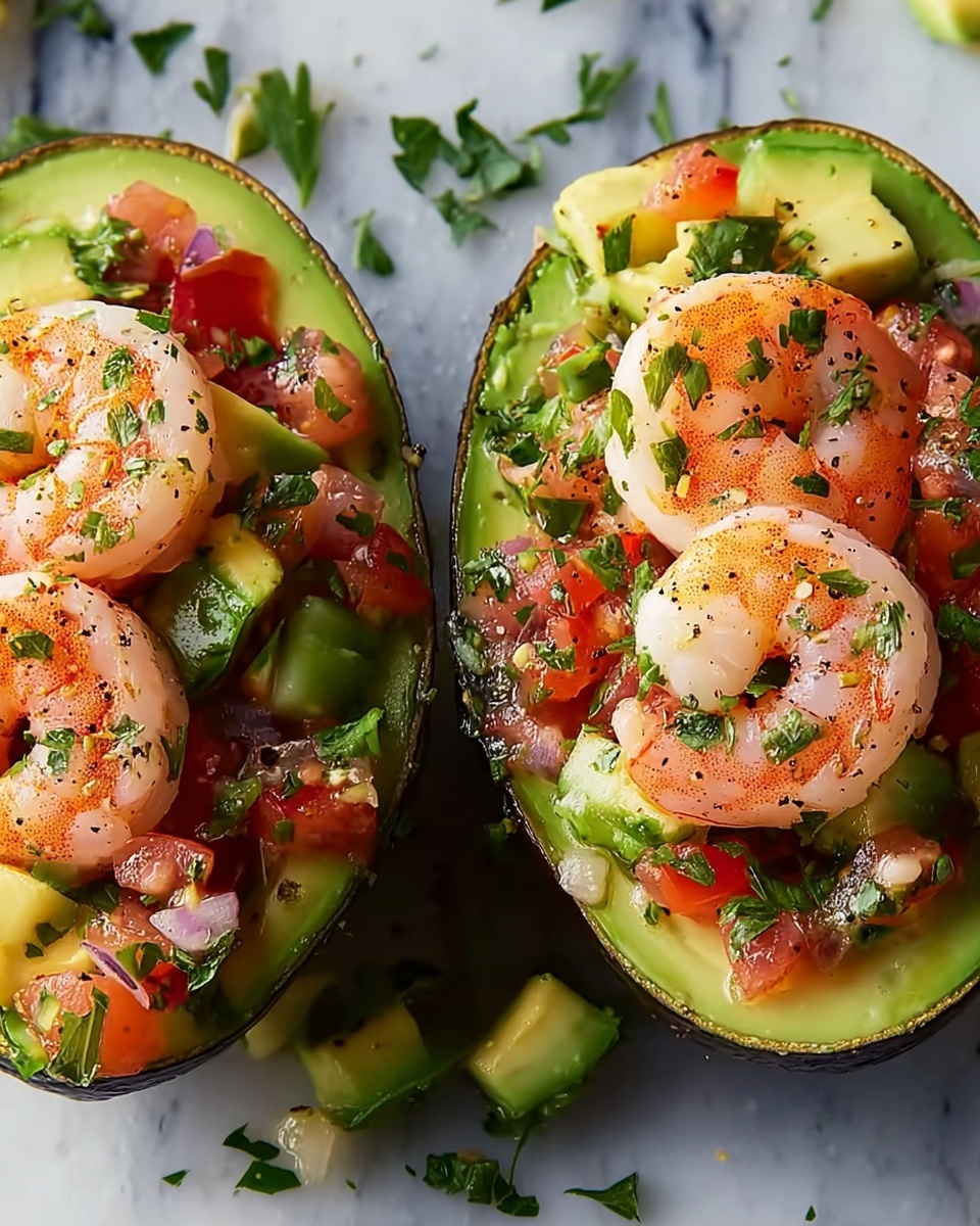 Shrimp Stuffed Avocados Recipe - Recipe Image
