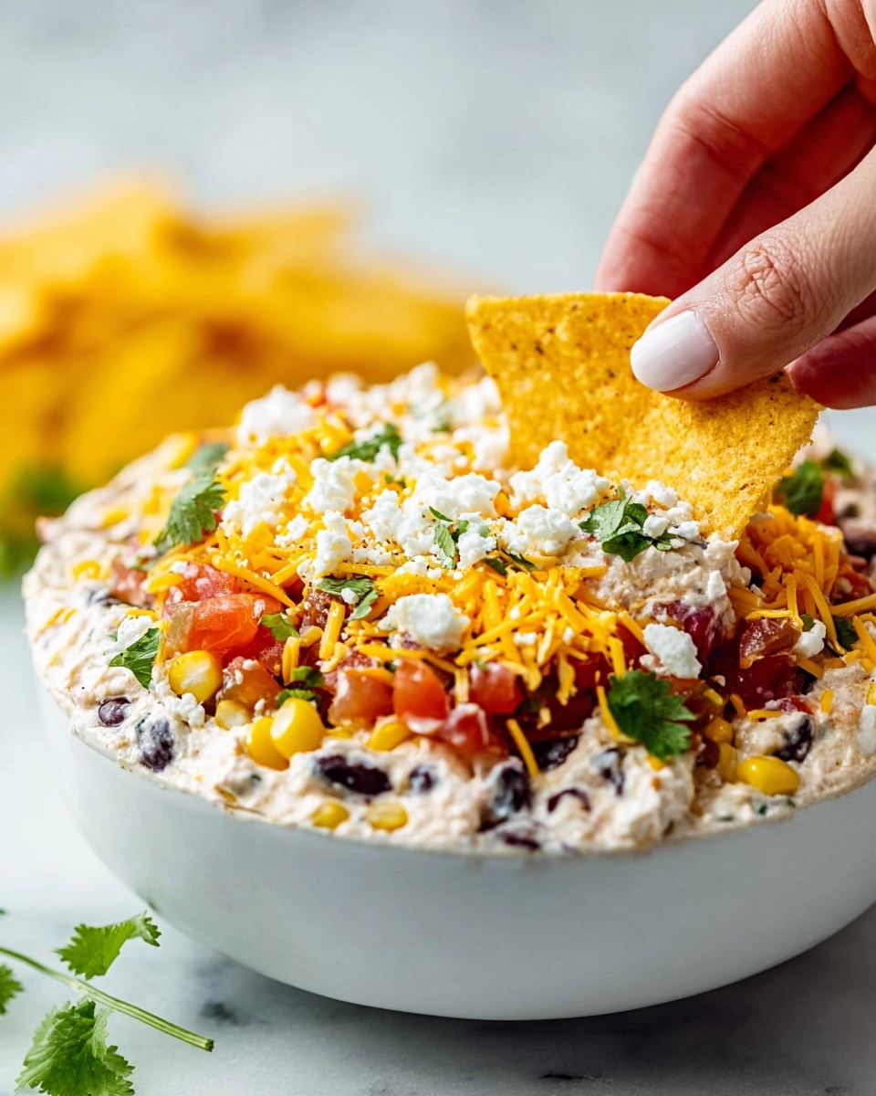 Black Bean Corn Mexican Fiesta Dip Recipe - Recipe Image