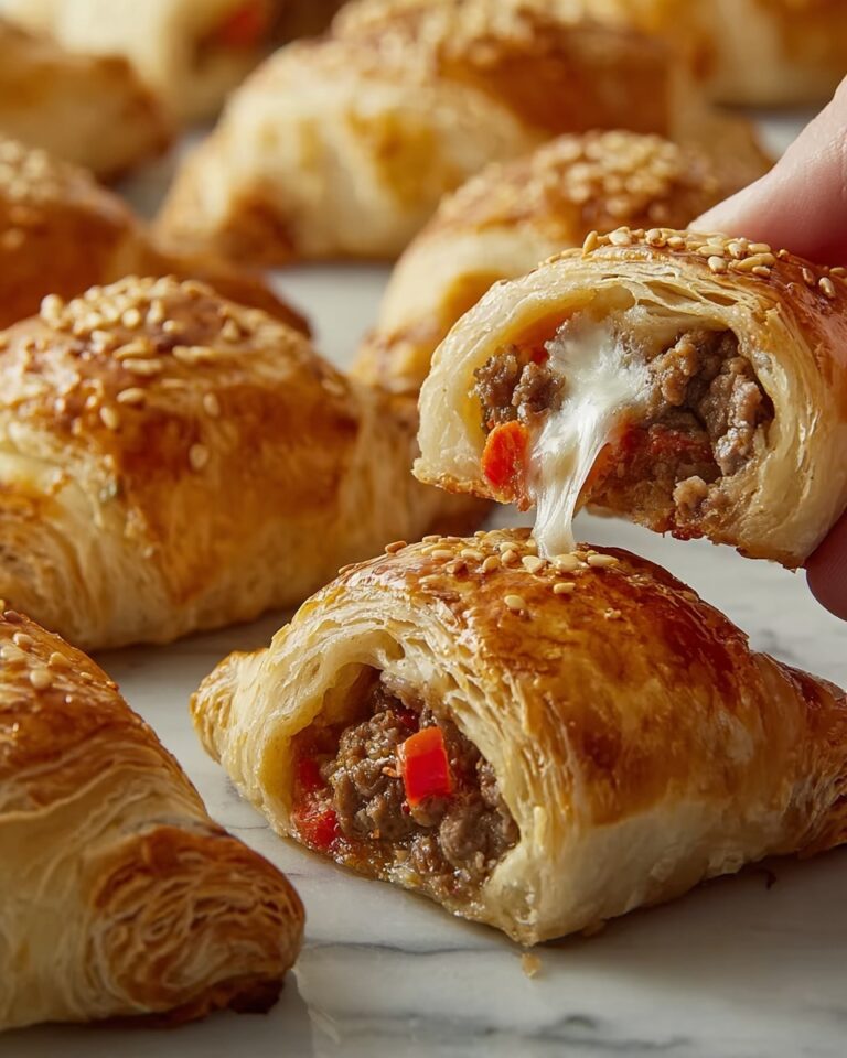 Rotel Sausage and Cream Cheese Crescents Recipe