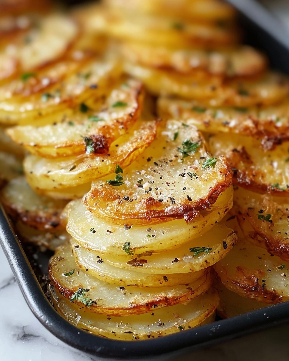 Air Fryer Sliced Potatoes Recipe - Recipe Image