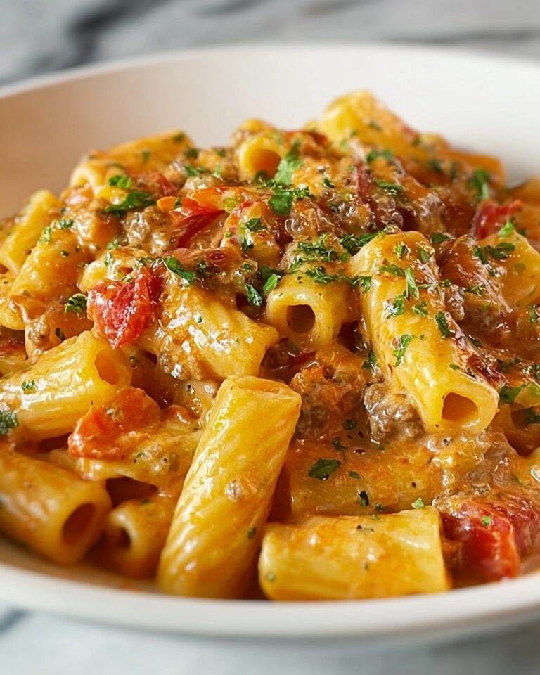 Rotel Pasta with Velveeta and Cajun Seasonings Recipe