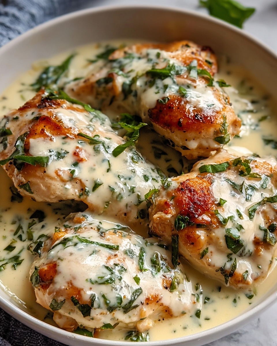 Creamy Chicken Florentine Recipe - Recipe Image