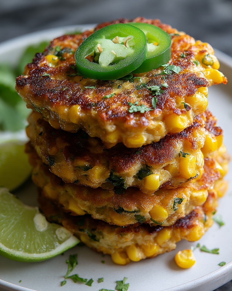 Mexican Corn Cakes with Jalapeño & Lime Recipe - Recipe Image