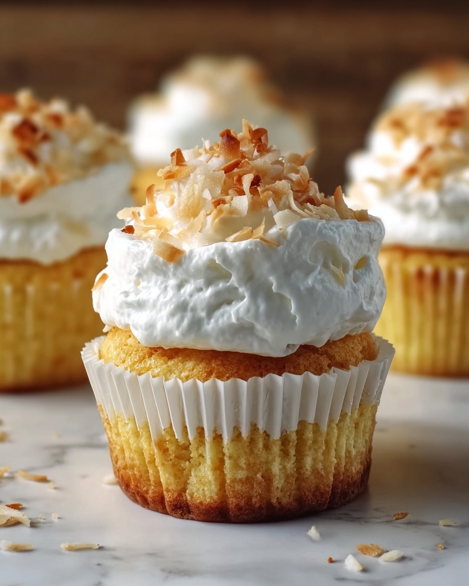 Coconut Cream Cheesecake Cupcakes Recipe - Recipe Image