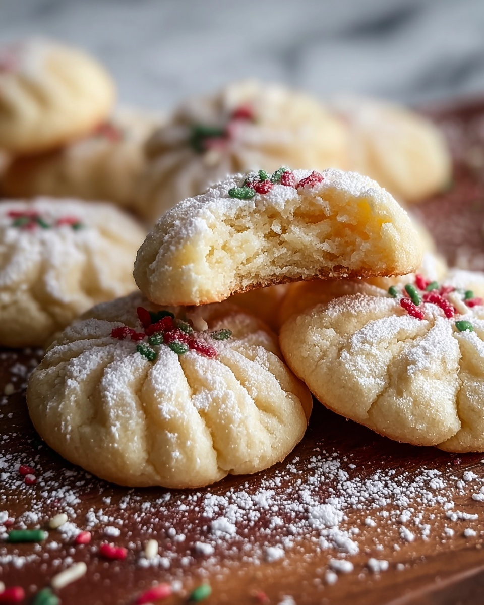 Christmas Ooey Gooey Butter Cookies Recipe - Recipe Image
