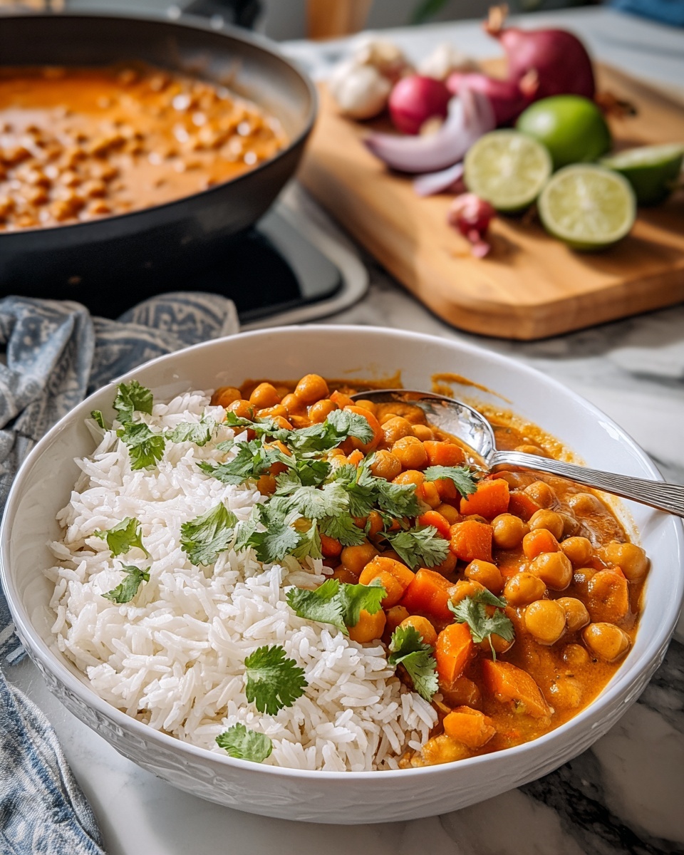 Vegetarian Chickpea Curry Recipe - Recipe Image