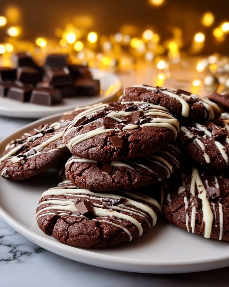 Rich Chocolate Cookies with Glossy Ganache Glaze Recipe