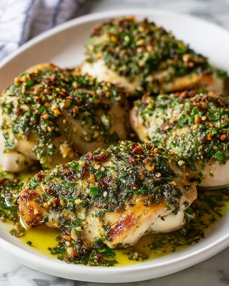 Spinach Herb Baked Chicken Recipe - Recipe Image