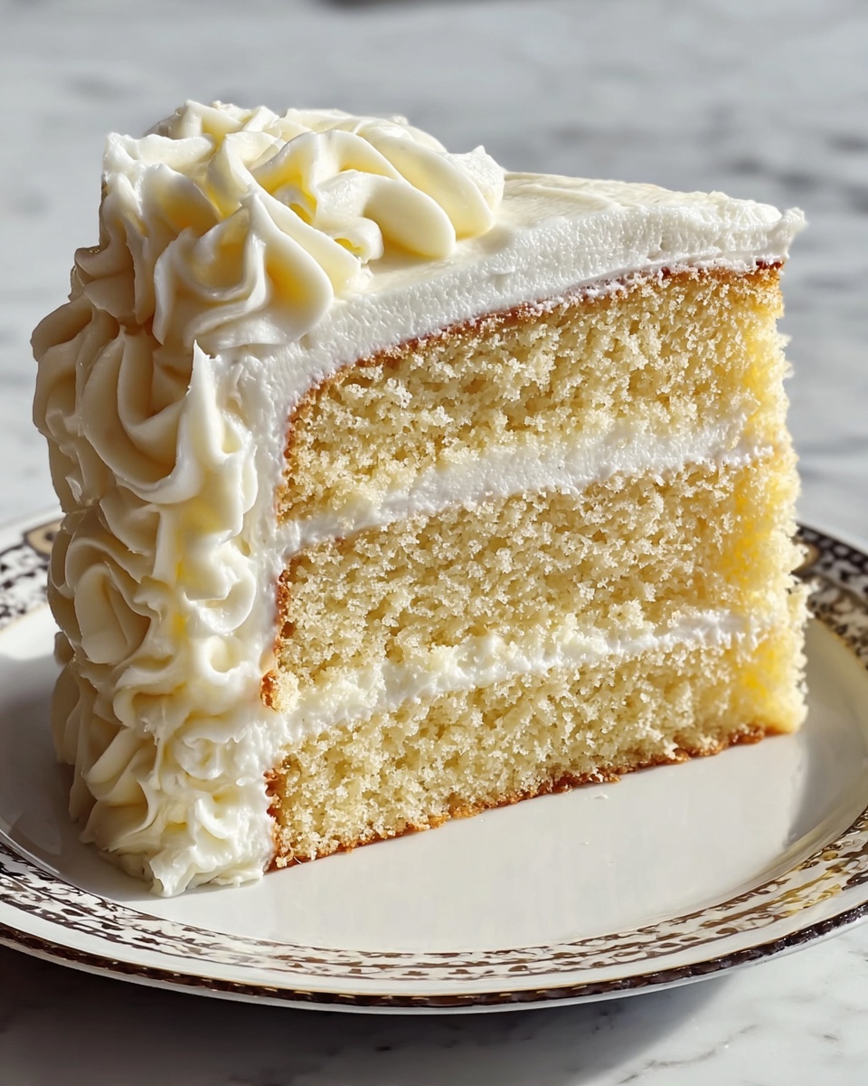 Moist White Velvet Cake Recipe - Recipe Image