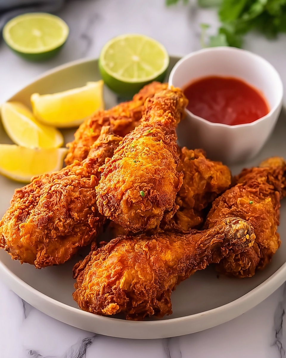 Pollo Campero-Style Air Fryer Fried Chicken Recipe - Recipe Image