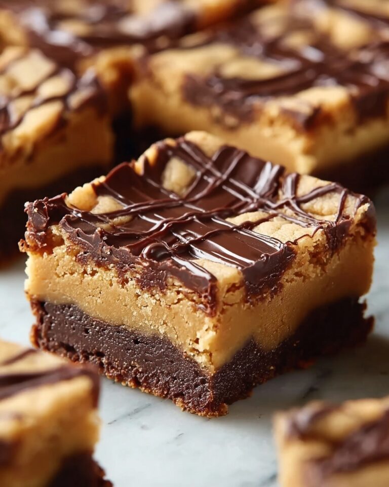 Peanut Butter Chocolate Swirl Blondies Recipe