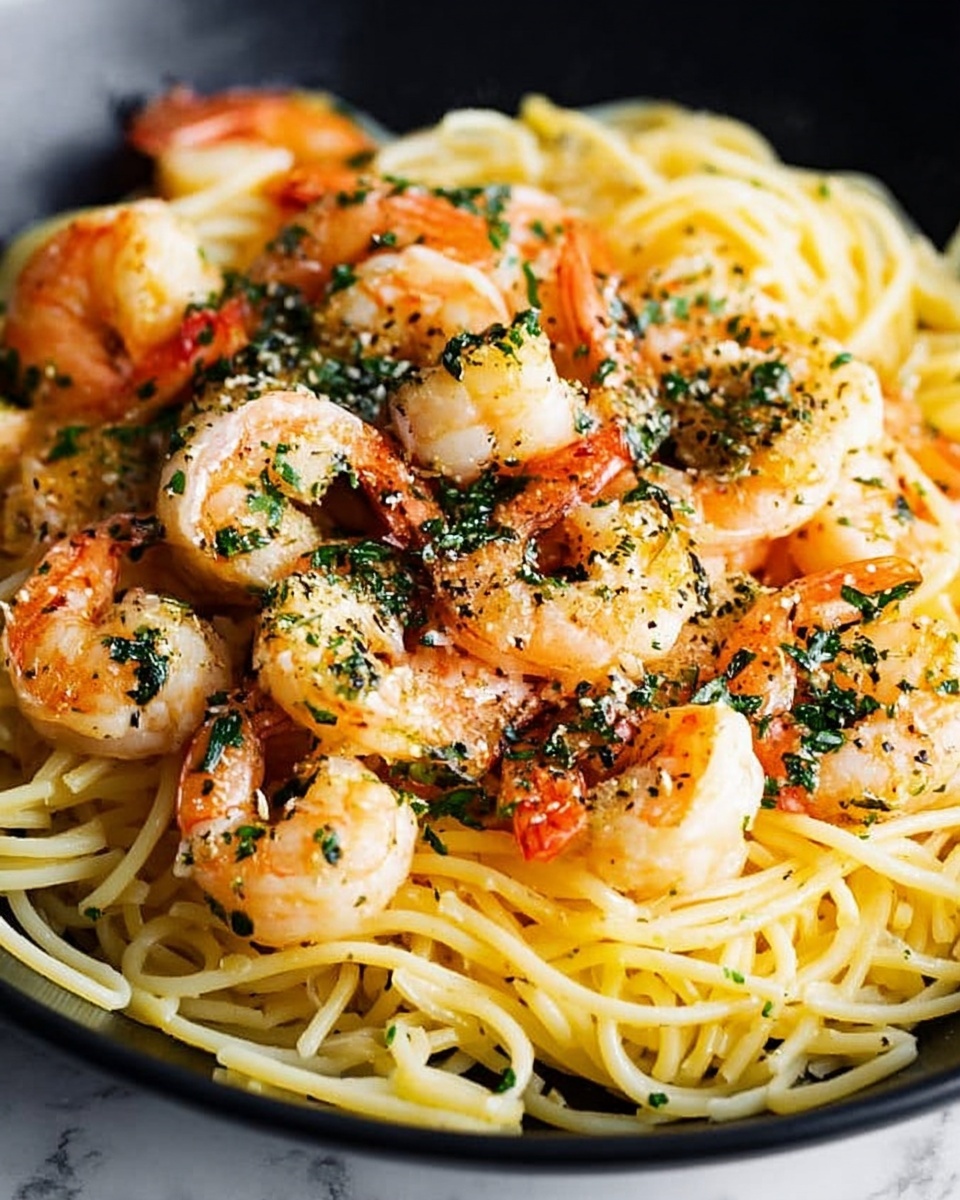 Lemon Spaghetti with Shrimp Recipe - Recipe Image
