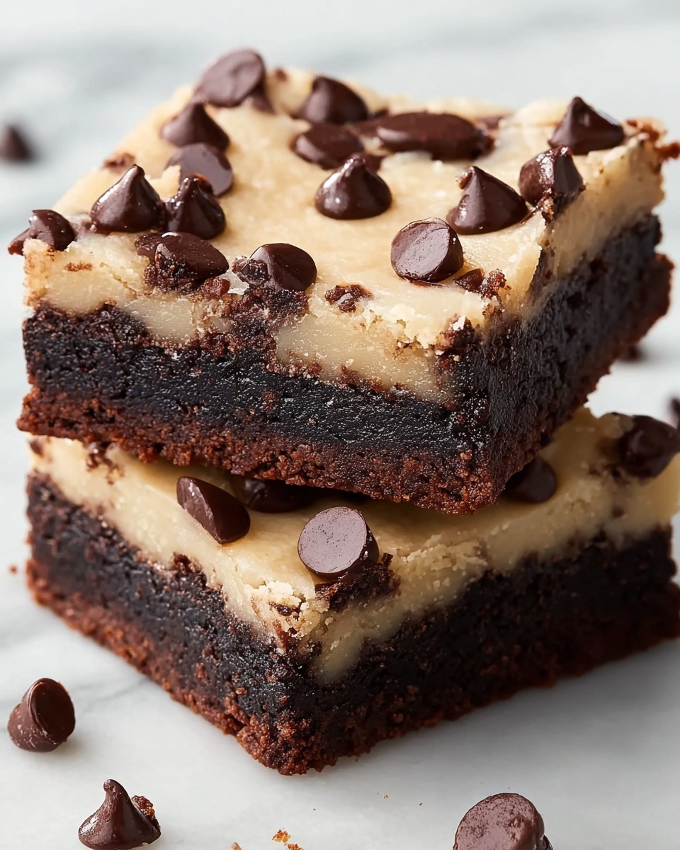 Chocolate Chip Cookie Brownies Recipe - Recipe Image