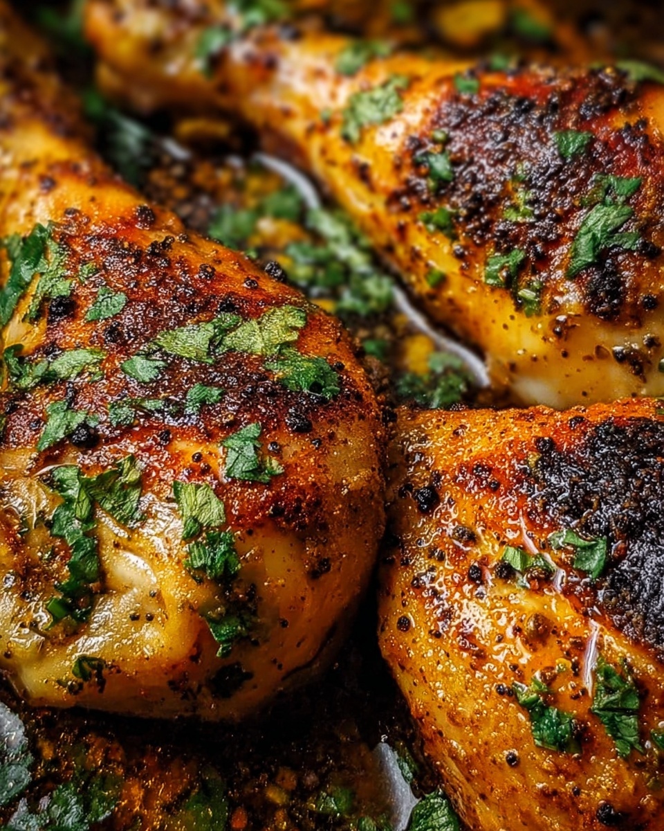 Oven Roasted Rosemary Garlic Brick Chicken Recipe - Recipe Image