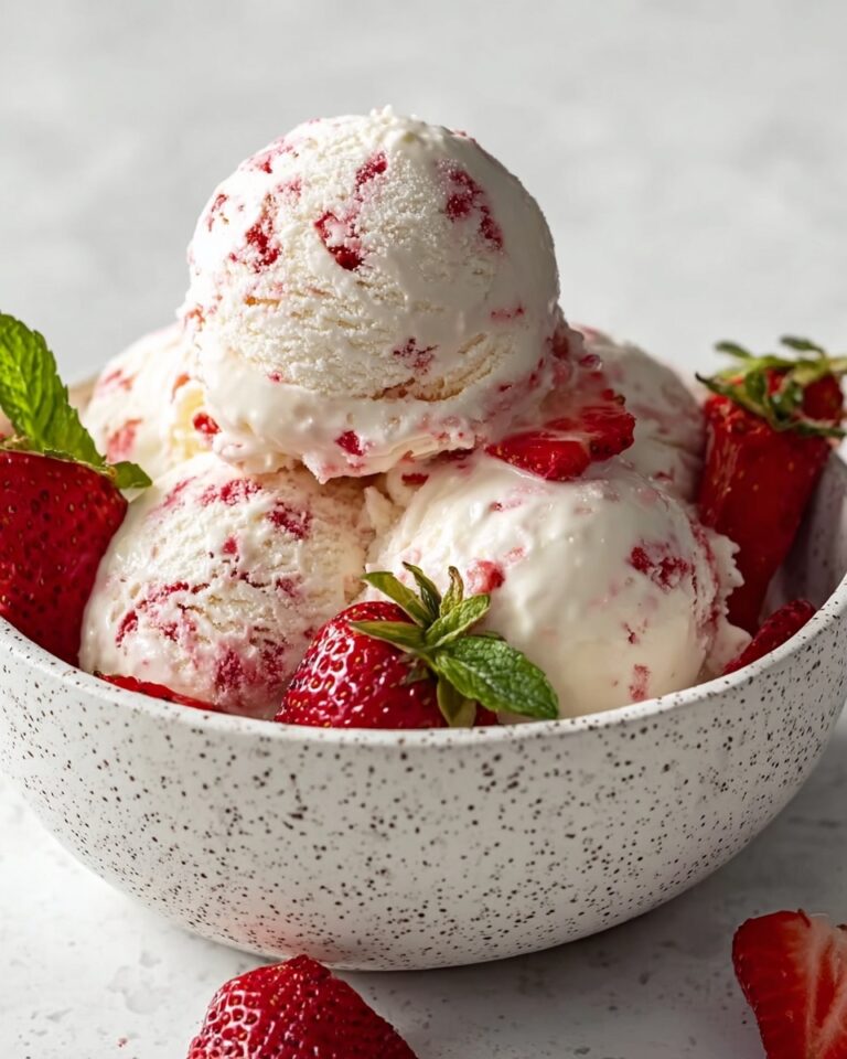No Churn Strawberry Ice Cream Recipe