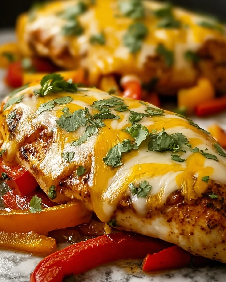Cheesy Baked Fajita Chicken Recipe - Recipe Image