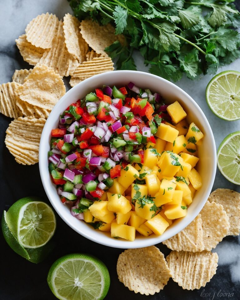 Grilled Pineapple Salsa with Cinnamon Chips Recipe