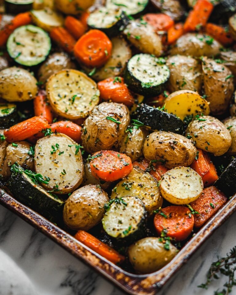 Roasted Potatoes, Carrots, and Zucchini Recipe