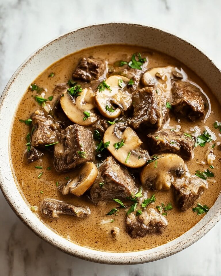 Keto Beef and Mushroom Soup Recipe
