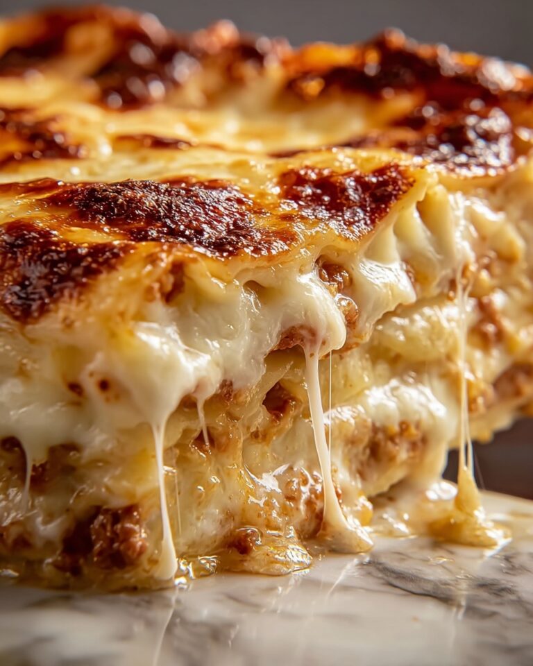 Parmesan Garlic Cheeseburger Lasagna Recipe