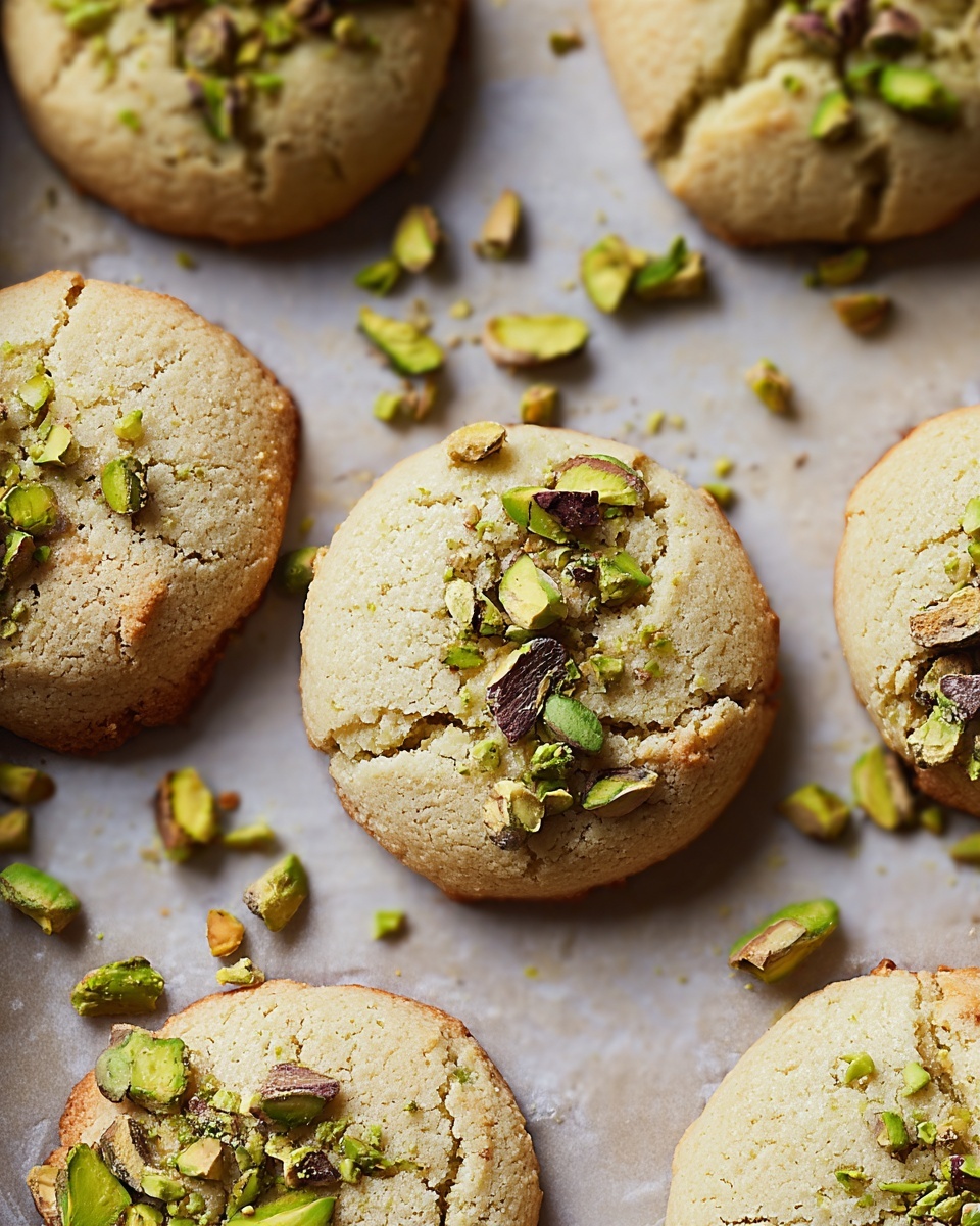 Pistachio Shortbread Cookies Recipe - Recipe Image