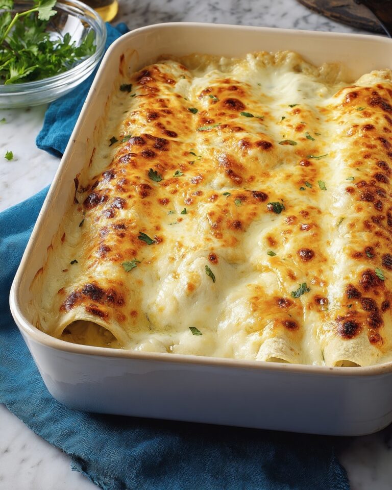 Creamy White Chicken Enchiladas Recipe