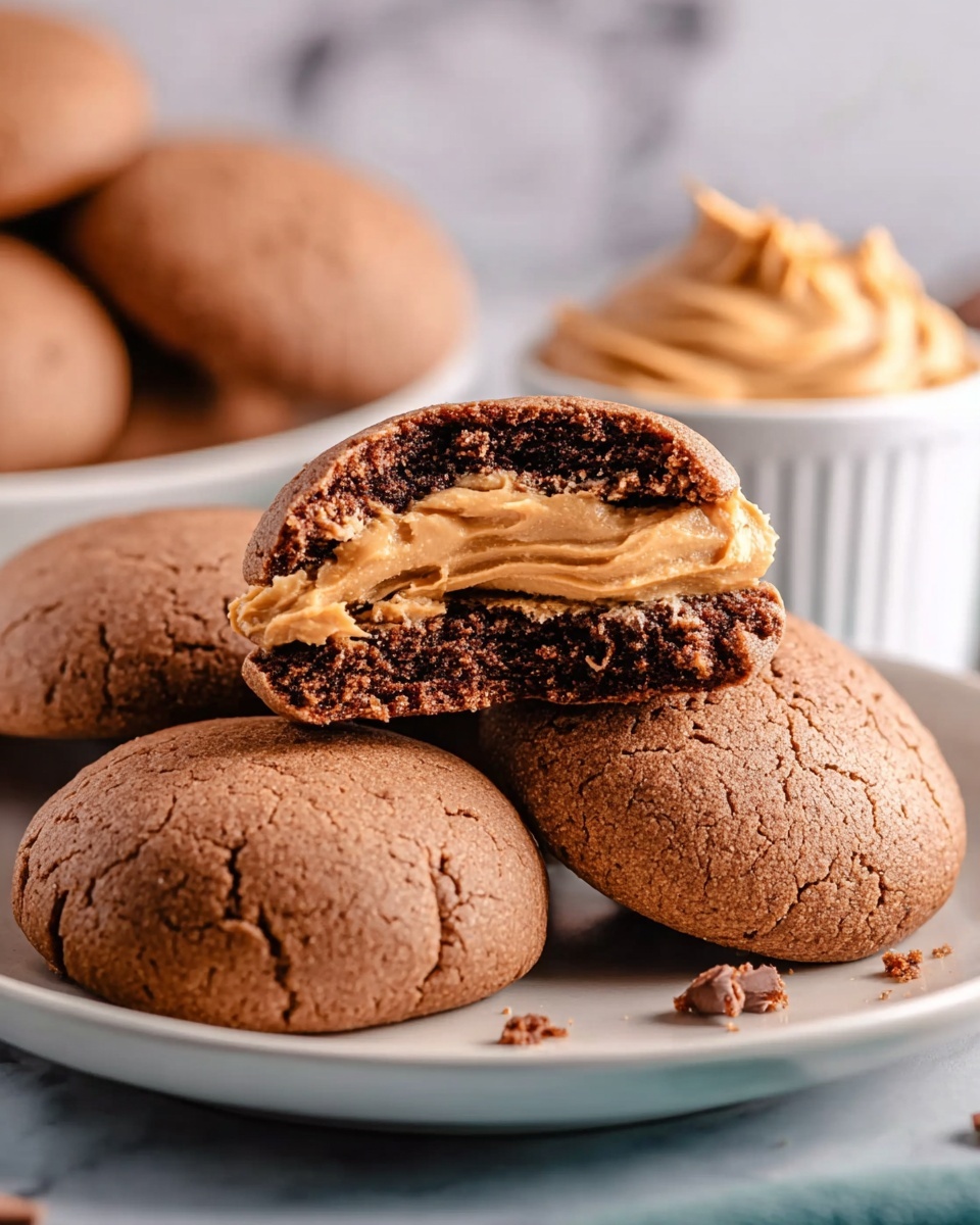 Peanut Butter Stuffed Cookies Recipe - Recipe Image