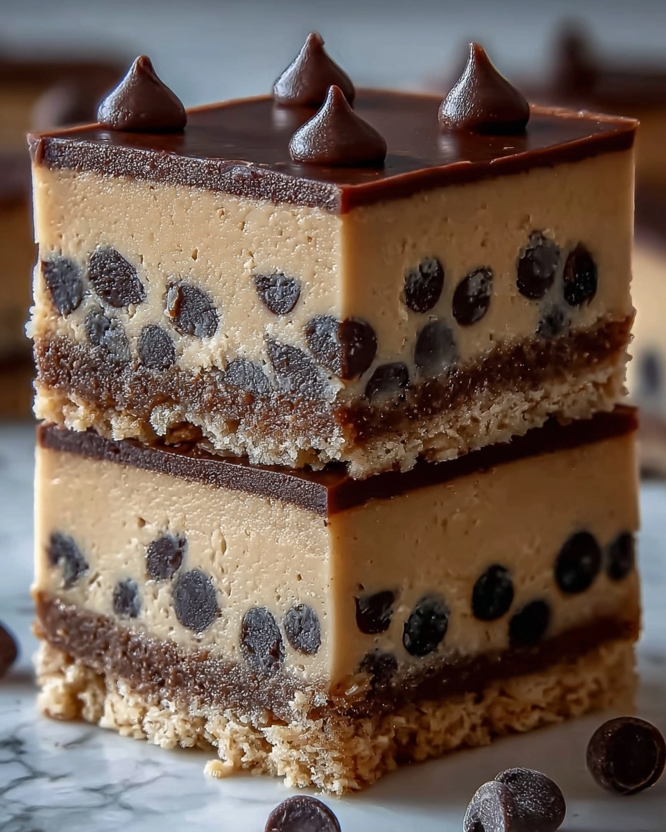 Chocolate Chip Cookie Dough Bars Recipe - Recipe Image