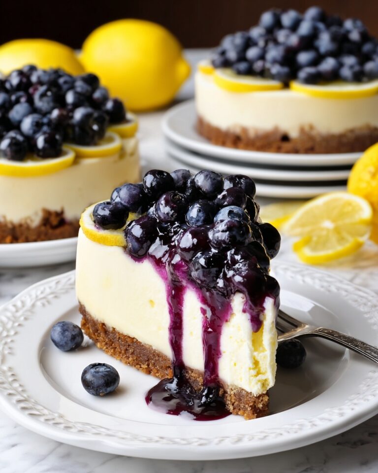 Lemon Blueberry Cheesecake Recipe