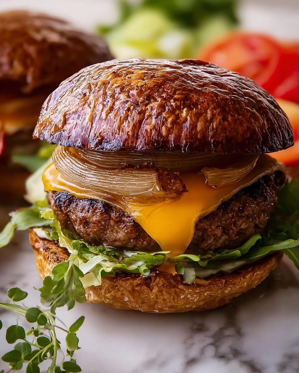 Onion Wrapped Flying Dutchman Burger Recipe - Recipe Image