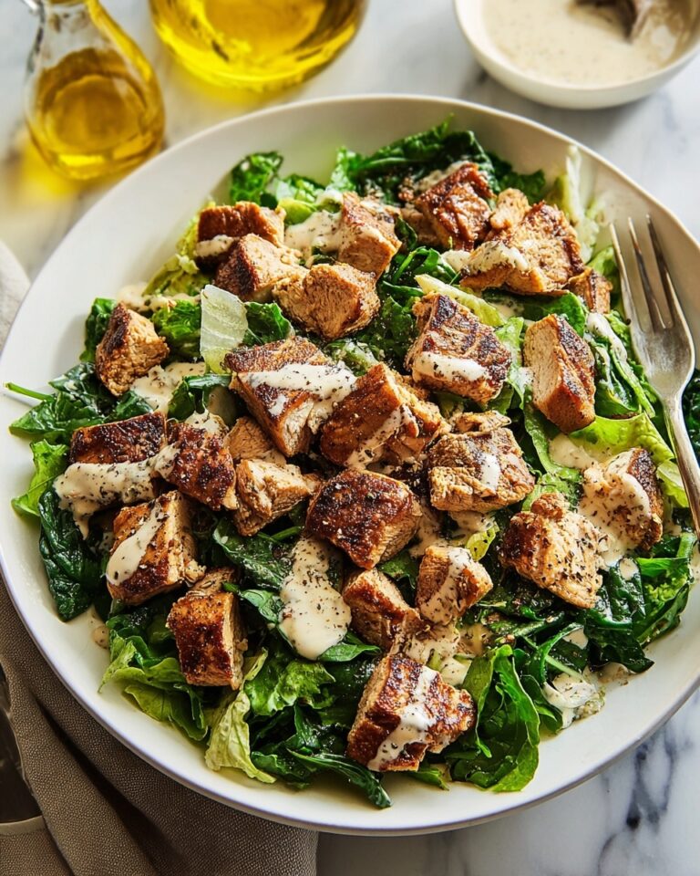 Grilled Chicken Caesar Salad with Homemade Croutons Recipe
