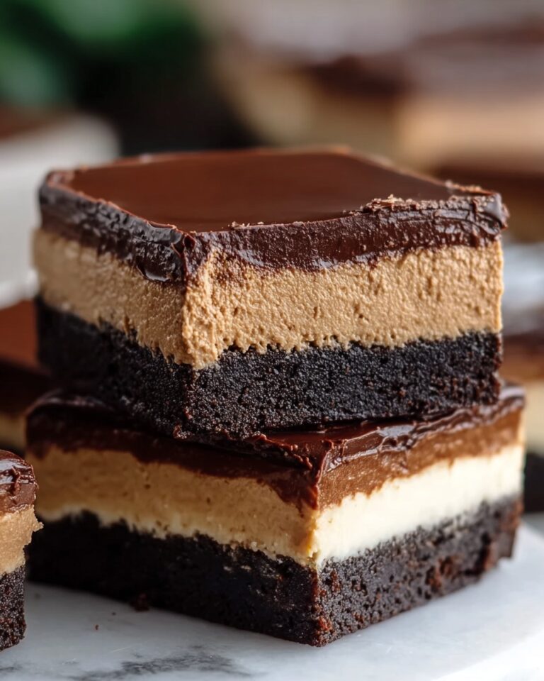 Fudgy Layered Irish Mocha Brownies Recipe
