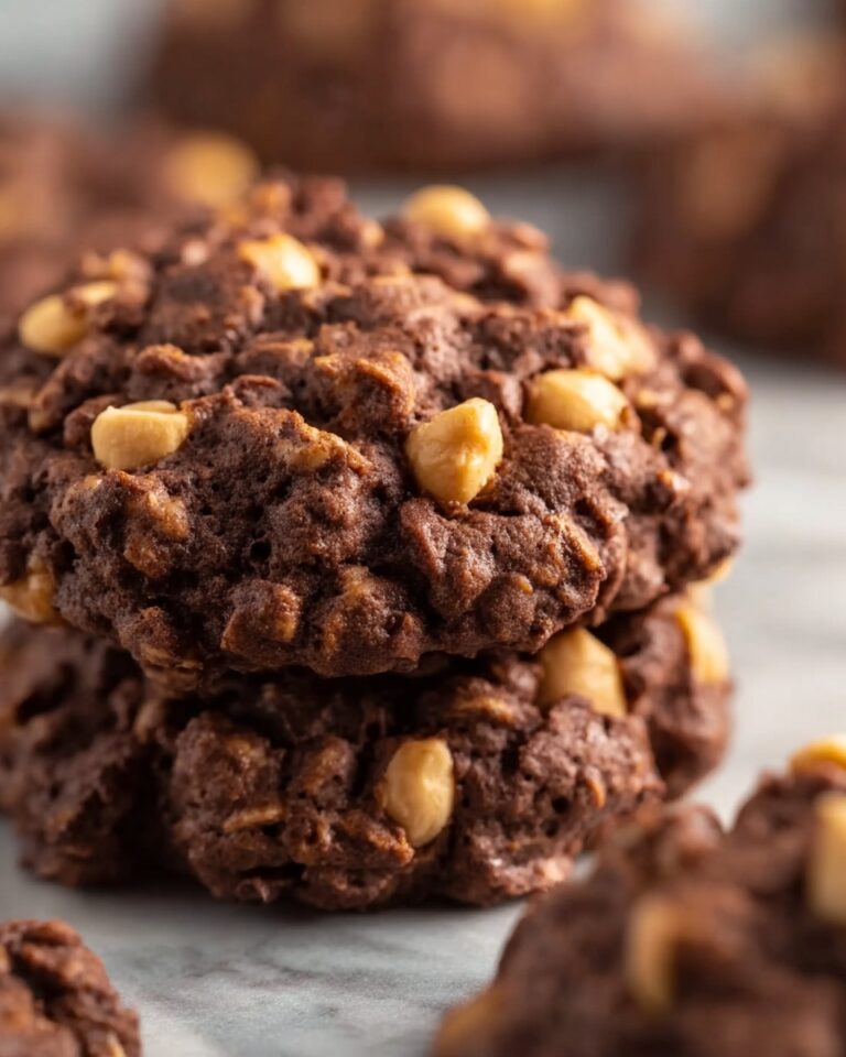 Chocolate No-Bake Cookies with Peanut Butter Recipe