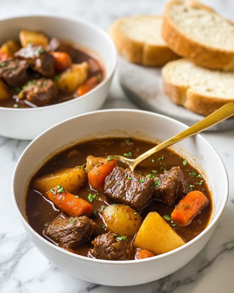 Hearty Beef Stew with Red Wine and Root Vegetables Recipe