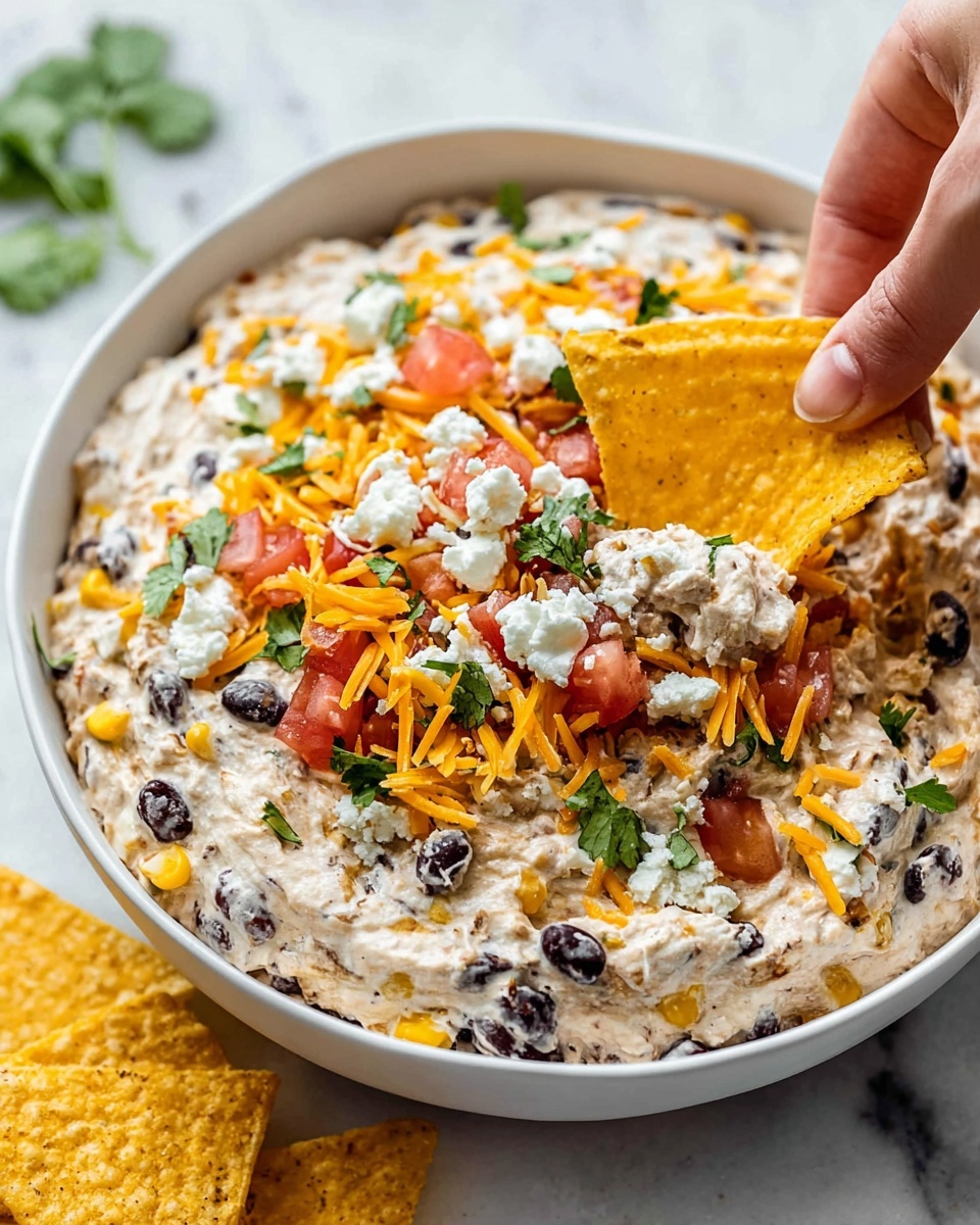 Black Bean Corn Mexican Fiesta Dip Recipe - Recipe Image