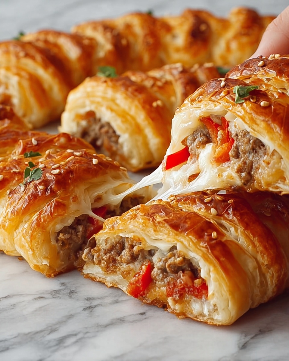 Rotel Sausage and Cream Cheese Crescents Recipe - Recipe Image