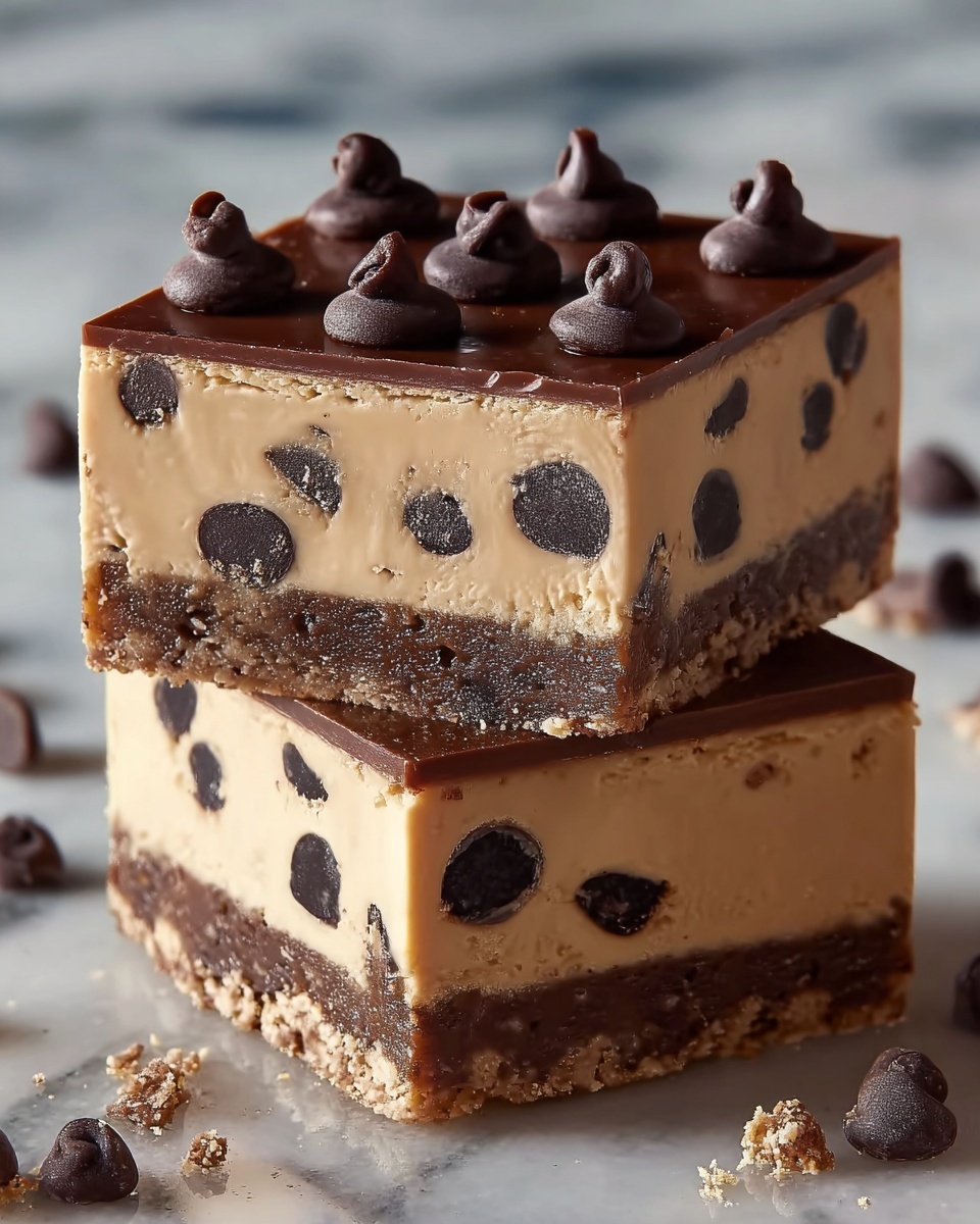 Chocolate Chip Cookie Dough Bars Recipe - Recipe Image