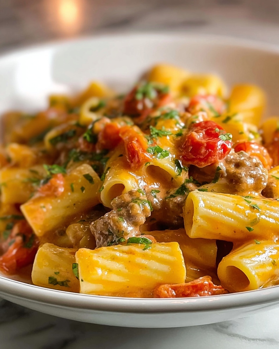 Rotel Pasta with Velveeta and Cajun Seasonings Recipe - Recipe Image